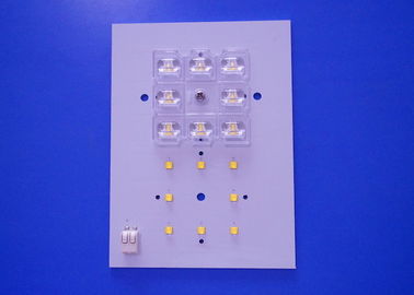 Panneau léger mené adapté aux besoins du client de carte PCB XTE/XPG3 LED avec 8 en 1 degré TPII M de la lentille 147x72