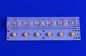 La lentille menée PMMA de réverbère du module LED optique avec 40 X 80degree ROHS a marqué