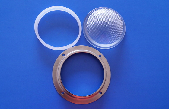 30w 50W Anti Glare LED Lens 120 Degree For Flood Light , 78mm diameter