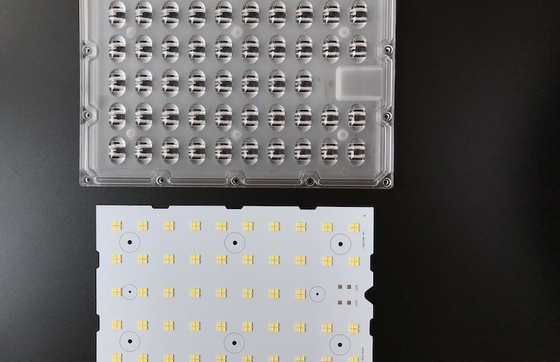 acheter lentille de rangée d'optique de composants de réverbère de 150W 3030 SMD LED pour la lampe de route fabrication en ligne