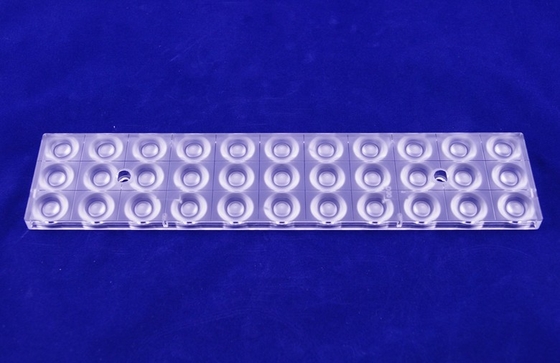 33W Led Street Light Lens / PMMA Led Light Lens 20 30 60 90 Degree