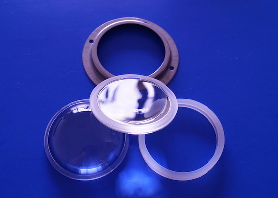 acheter HB66-60 COB Lentille en verre LED 60 degrés 66 mm de diamètre Lentille en verre borosilicate fabrication en ligne