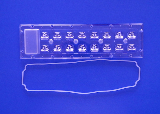 252x70mm Series 3535 LED Array Lens Waterproof IP65 For 16 LED Board 16w 24w 36w