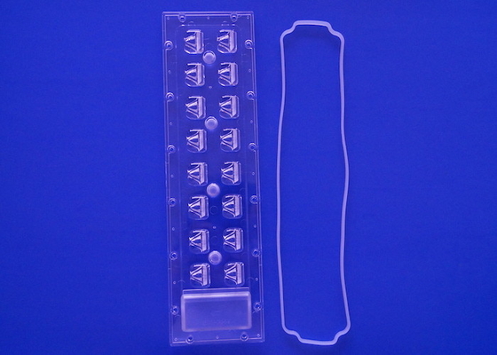 252x70mm Series 3535 LED Array Lens Waterproof IP65 For 16 LED Board 16w 24w 36w