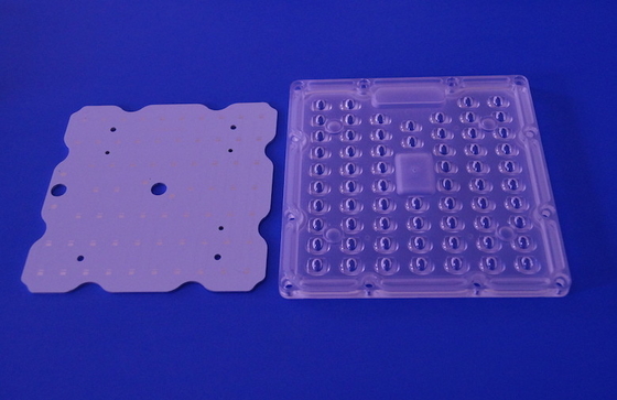 Square LED Street Light Module 80X150 Degree Lens with PCB board for Urban lights parts