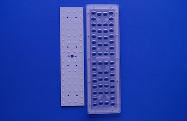 acheter 56 DANS 1 module de réverbère de 30W 50W LED avec SMD 3030 degré de carte PCB/LENTILLE 90X120 de 3535 LED fabrication en ligne