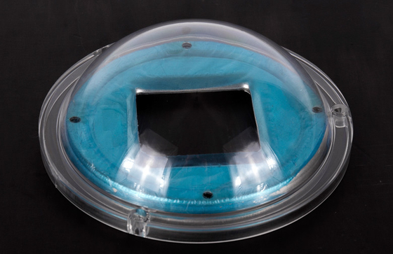 142MM Diameter High Bay Led Lamp Lens Transparent Plastic PC Cover 91% Tranmittance