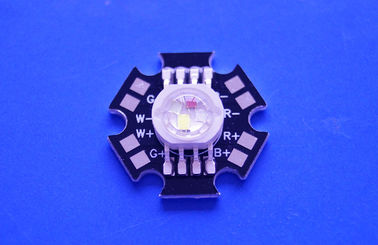 acheter La puissance élevée RGBW de puce de 4X3W Epistar LED a mené la diode avec la carte PCB noire d'étoile fabrication en ligne