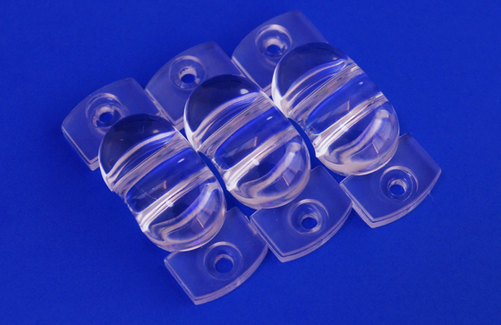 60 x 120 degree Wide angle Led Optical Lens with Limuleds , SSC , Edison Chip