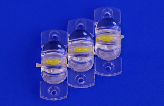 60 x 120 degree Wide angle Led Optical Lens with Limuleds , SSC , Edison Chip