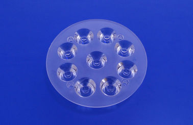 acheter la rangée de lentille de Bridgelux PMMA LED du réflecteur 9W pour la manière élevée a mené la lumière fabrication en ligne