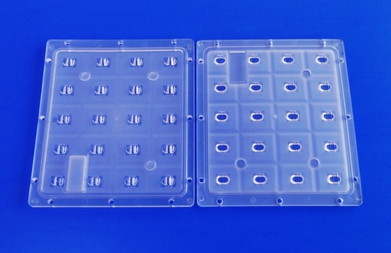 PC Optical Led Lens Array 20w XPE Led Street Light Lens For Light Module Fixtures