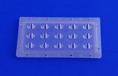 acheter lentille menée par SMD élevée de réverbère de la puissance 15W, rangée menée de lentille avec du plastique de PC fabrication en ligne