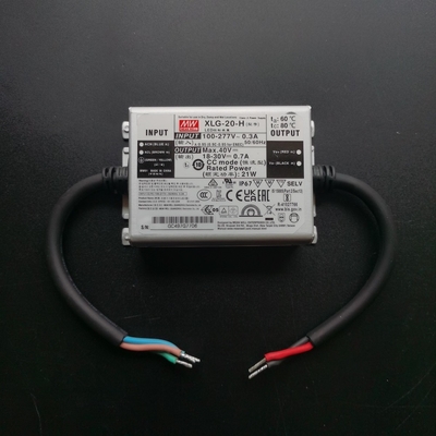 acheter Directeur de lumière imperméable à l'eau IP67 XLG-20-H 18-30V 0,7A 21W alimentation LED pour éclairage extérieur fabrication en ligne