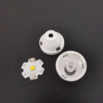 acheter Perlez la lentille de lumière de tache de surface/lentille de Pmma LED avec le support de cône fabrication en ligne