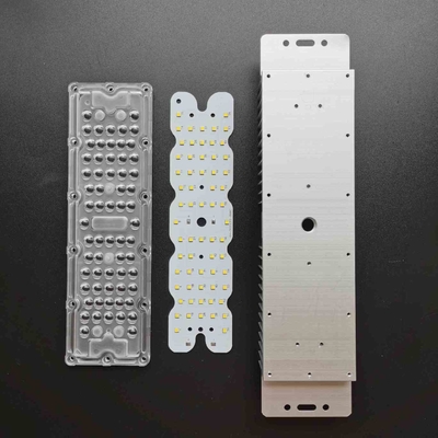 acheter le module de réverbère de la lentille LED de PC de 50W SMD3030 imperméabilisent 8 séries 8 48V parallèles avec le radiateur fabrication en ligne