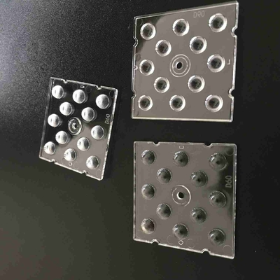 50x50mm SMD 3030 Led Lens , 12 In 1 Led PC Lens For High Bay Light