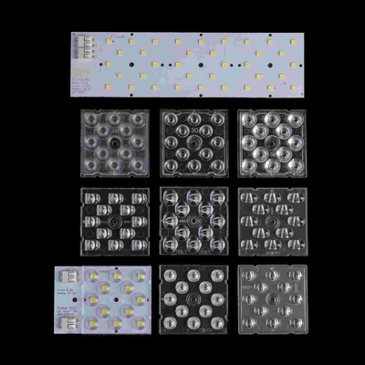 ROHS High Bay Light Lens 12 in 1 90 degree SMD 5050 Led PC Optical Lens