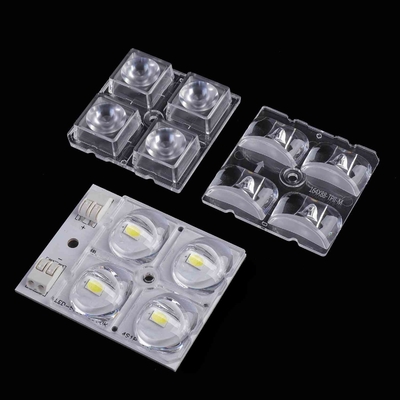 acheter 4 dans 1 5050 lentille menée de LED 50x50mm SMD 3030 pour la lumière élevée de baie fabrication en ligne