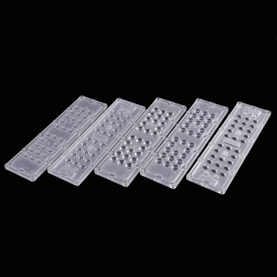 Optical PC Led Street Light Lens , SMD 5050 90x120 degree Led Lens