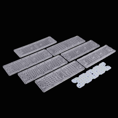 acheter Lentille LED de lumière de rue avec PCB pour la lumière de tunnel, SMD 3030 Lentilles optiques LED fabrication en ligne