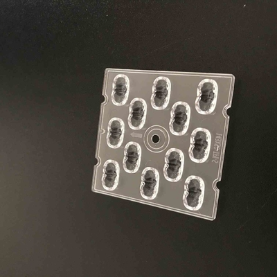SMD 3030 Led Lens , TP4-S 50x50mm Led Optical Lens For Led Street Light