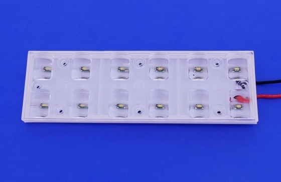 12W Led Street Light Lens For Led Lamp , Higher Lumen PMMA Lens