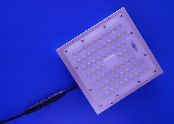 64 LED Square Lighting LED Street Light Module 3030 SMD 50W Module 60 / 90 Degree