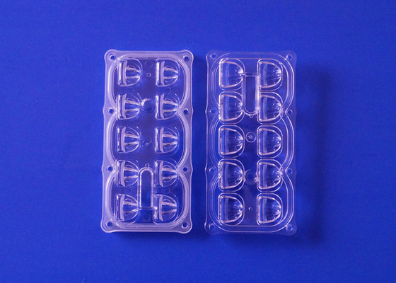 10 Points 135x55 Degree Led Lens Array Optical Grade PC Material ROHS Approval