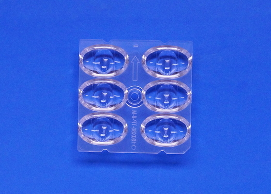 6 In 1 5050 SMD LED Street Light Lens Wide Angle 160x80 Degree TYPEII-M Durable