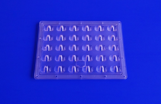 Led Street Light Components , Led Light Diffuser Lens For 30W Street Lamp