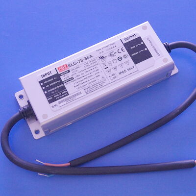 acheter Conducteur MEANWELL de lumière d'ELG-75-36A IP65 48~75W Constant Voltage Constant Current Led fabrication en ligne