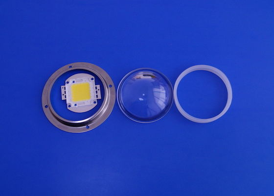 30W 50W 100W 78MM Dia LED Glass Lens With CXB3590 CRI80 36V LED
