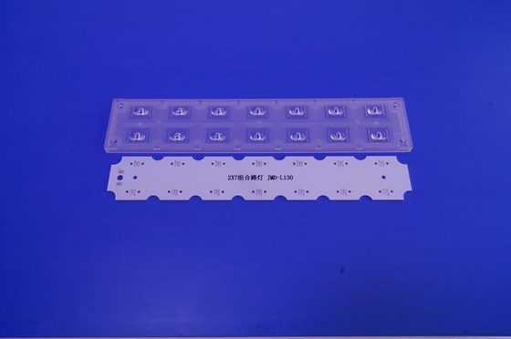 Led Street Light Module , PC Road Led Light Fittings 14w Array Lens