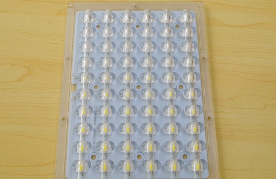 Outdoor Waterproof Led Reflector Lens Array PCB Solder 60w Led Multi Lens Array
