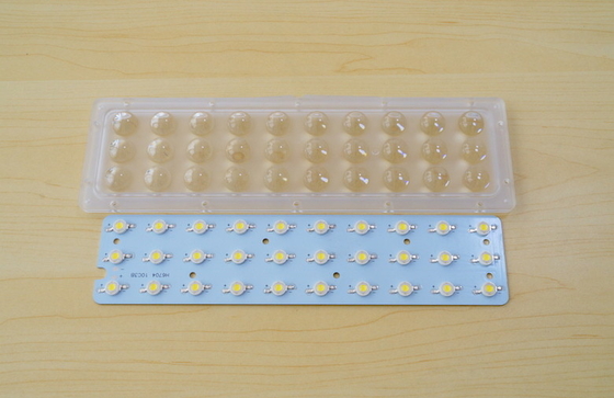 90 degree 45mil Chip 3x10 LED Street Light Components with Optical grade PC