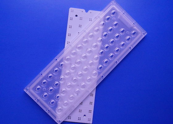 56 LED 4 Pieces 3030 SMD Street Lamp Module Type 4 Lens 100-200W Optical Grade PC