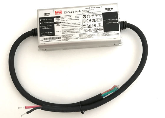 75W Constant Power LED Driver with 90-305VAC Input for LED Lighting