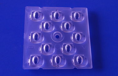 12 dans 1 LENTILLE de rangée de PC de 3030 SMD LED 60 degrés/90 degrés/TYPE III pour le module 5050