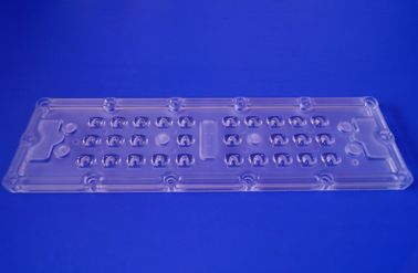 La rangée menée 28 de lentille de SMD 5050 en 1 degré 80x150 a mené la lentille pour le réverbère