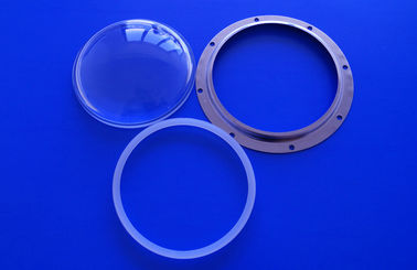 Lentille grande-angulaire en verre LED, lentille optique de LED pour la lumière du projecteur 100W