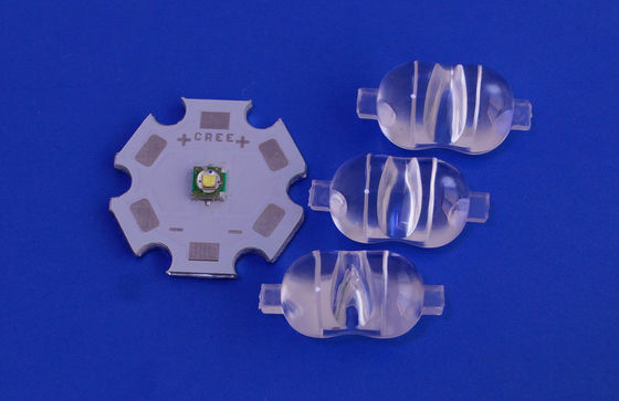Custom PMMA PC Led Optical Lens Plano Lenses for 1W 3W XPE LEDS