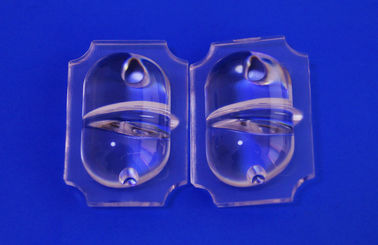 Lentille optique menée asymétrique de PC pour la lumière rebelle de tache de 1W 3W XPE