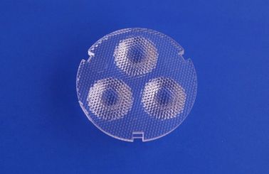 Rangée de lentille menée par lentille extérieure optique de perle de PMMA 3W pour des pièces d'éclairage de remplacement