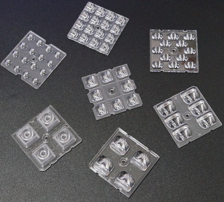 50X50MM 2x2 LED Array PC Lens 4 / 6 / 8 / 12 / 16 / 24 LED Pour les LED SMD 3030/3535/5050