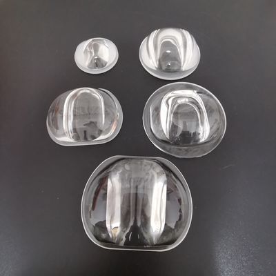 Lentille optique LED en verre Borosilicate, Angle de faisceau de 75x135 degrés, étanche IP65 pour réverbère de Tunnel