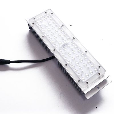 50W SMD 3030 Modul Led Lens , 56 In 1 Led Street Light Lens Optical Grade PC Lens