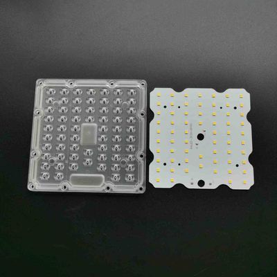 Lentille optique PC 130x130mm et carte PCB LED SMD 3030 pour module d'éclairage LED 50W