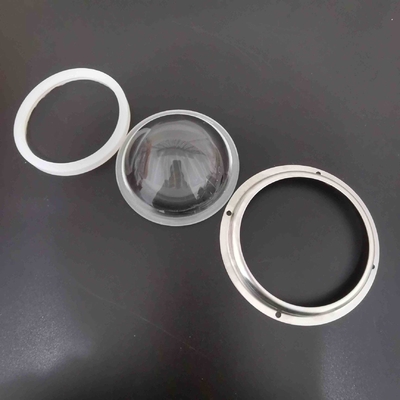 100W lentille de la puissance élevée LED/60 degrés de LED de lentilles d'optique pour la lumière élevée de baie, 100x39mm