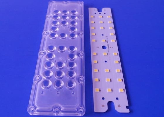Matériel optique urbain de PC de catégorie des points 5050 SMD du module 28 LED de réverbère de LED